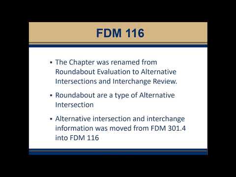 2021 Updates to FDM 116