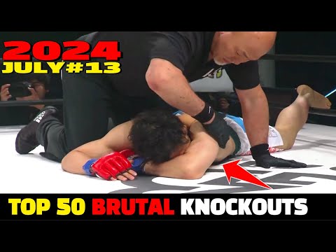 July 2024: Top 50 Brutal Knockouts #13 (Muay Thai•Kickoxing•MMA•Boxing)(HD)