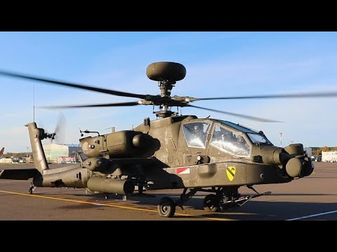 UH-60 Black Hawk and AH-64 Apache operate in Exercise Iron Wolf, Lithuania