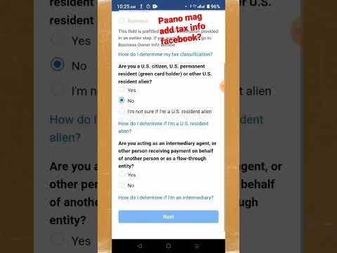 How to set up tax info facebook page/ads on reels? #howtoaddtaxinfo #adsonreelspayout