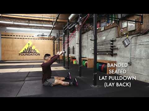 Banded Seated Lat Pulldown