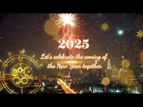 New Year 2025 Celebrations countdown | 05 second Countdown | #newyear #celebrations #2025