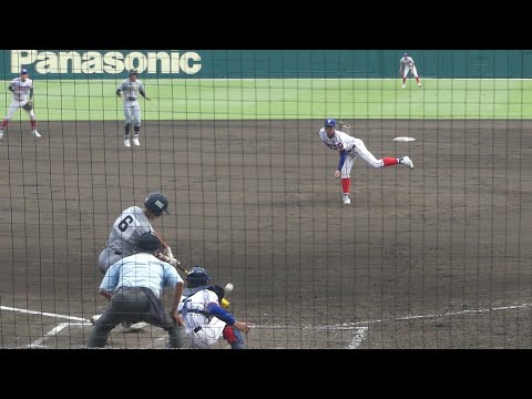 仙台育英 山田脩也 タイムリー(下関国際戦/第104回全国高等学校野球選手権大会・決勝)