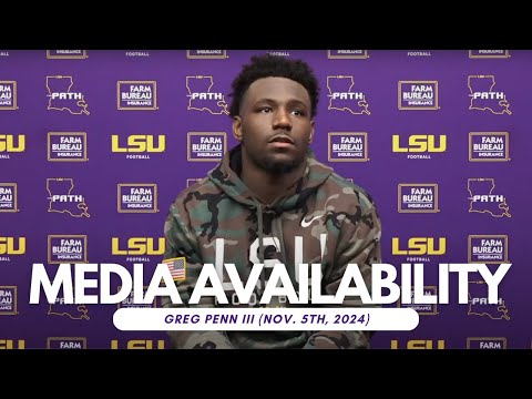 Greg Penn III Media Availability (Nov. 5, 2024)