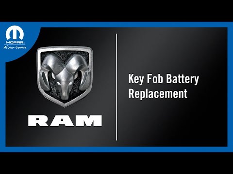 Key Fob Battery Replacement | How To | 2024 Ram Classic DS