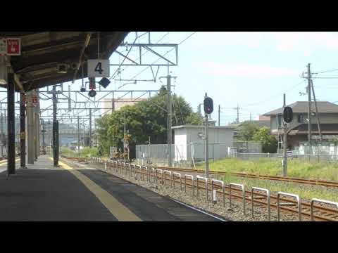 JR伯備線　総社駅を通過する特急「やくも7号」（岡山発出雲市行き）