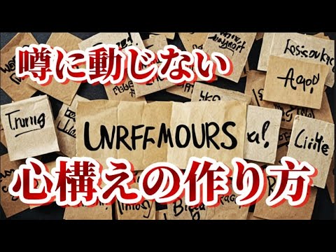 【心を整える】噂に動じない心構えの作り方【情報の取捨選択/ネット社会/移籍動向】