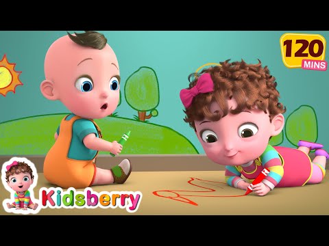 Don't Color on The Wall + Three Little Pigs | Kidsberry Nursery Rhymes & Baby Songs