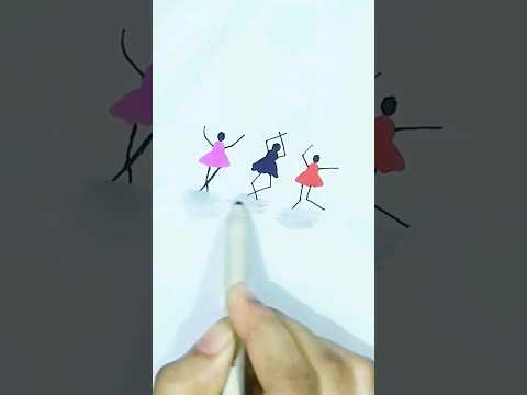 creative art #girlart #drawing #reels #easydrawing #youtubeshorts #shortsfeed