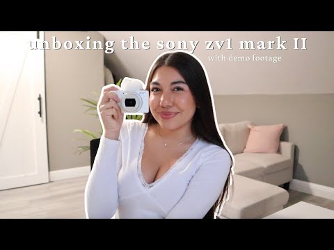 unboxing my new camera + demo footage! | sony ZV1 mark II