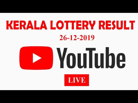 LIVE Kerala lottery results live 26.12.2019