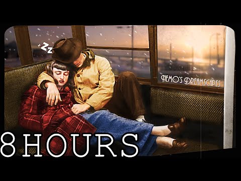 Oldies playing on the train but you are in a dream | 8D Dreamscape (train journey) 8 HOURS ASMR