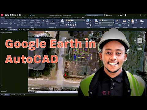 How to use Google Earth in AutoCAD - Complete tutorial