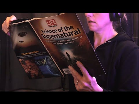 ASMR - Science of the Supernatural Magazine Reading - Softly Spoken