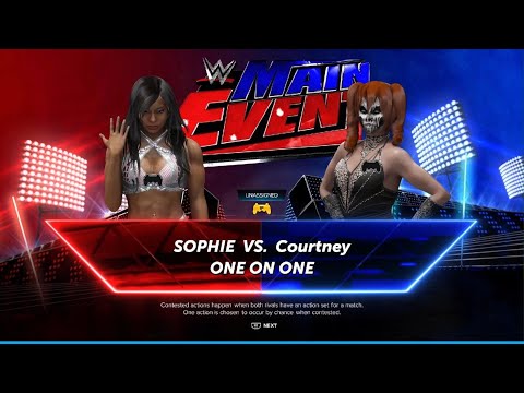 WWE 2K24 AWA Main event: Sophie vs Courtney