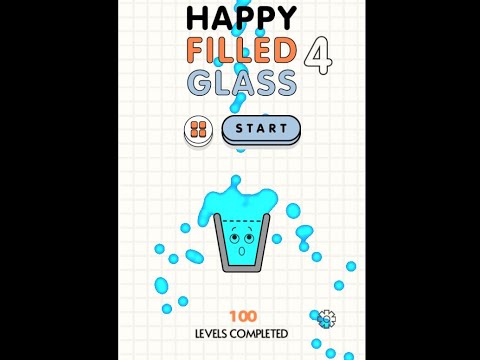 Happy Filled Glass 4 |Levels 1 to 40|Walkthrough| Gameplay