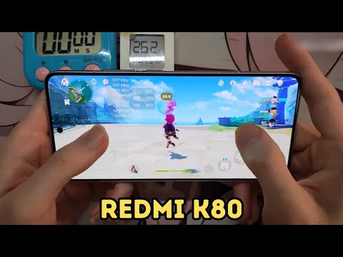 Redmi K80 | Extreme Genshin Impact Gaming & Battery Test