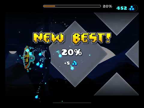 First time trying a demon in geometry dash