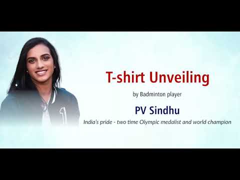 Whitathon 2022 - T-Shirt Unveiling by PV Sindhu