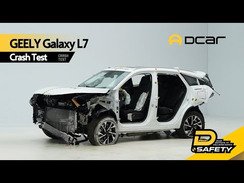 Geely Galaxy L7 Crash Safety Test 吉利银河L7 碰撞安全测试