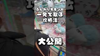 【クレーンゲーム】初心者必見！モモンガぬいぐるみを一発で取る方法教えます！【モモンガふんわりぬいぐるみ/ゲーセン/確率機/UFOキャッチャー攻略/3本爪の取り方/タグかけ/裏技】#クレーンゲーム