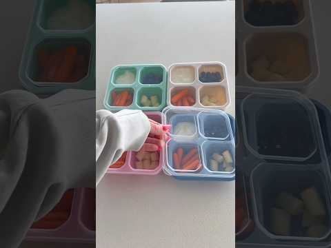 *ASMR* BENTO BOX PREP’ #asmr #restock #bentobox #snacks #lunch #kitchen #restocking