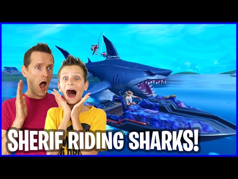 SAFARI SHERIF RIDING SHARKS with Ronald!