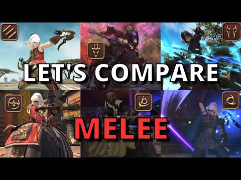 How do the Melee Jobs compare to Each Other?! FFXIV Dawntrail