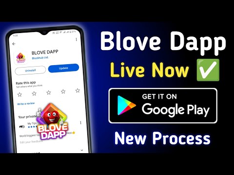 Blove Dapp is Live Now Play Store ! Blove dapp download in play store full process