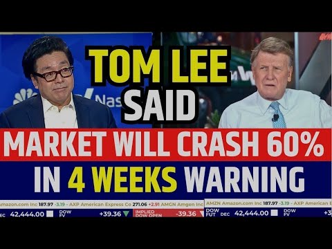 Fundstrat's Tom Lee Said Market Will Crash 60% In 4 Weeks | Stock Market Prediction