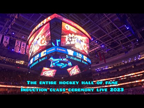 The Entire Hockey Hall of Fame Induction Class of 2023 Cermony LIVE MUST WATCH