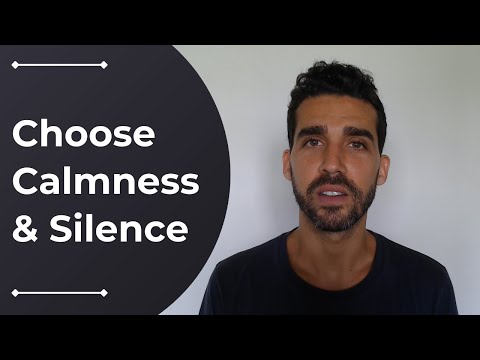 A Guided Meditation For Calmness - How To Choose Silence