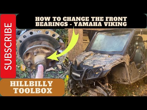 How to chainge the front bearings in a Yamaha Viking