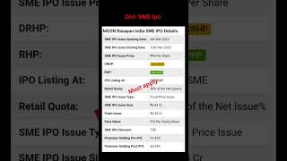 UPCOMING IPO 2023 | SME IPO | MCON Rasayan | SYSTANGO technologies