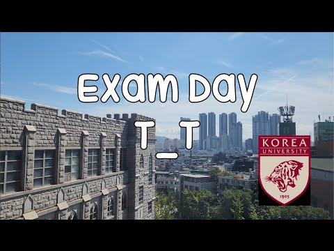 [VLOG] Come With Me to Take the Comprehensive Exams T.T 3학기 종합시험 보는 날 ㅠㅠ