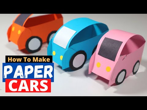 Easiest PAPER CAR | Fun and Easy Paper Arts and Crafts Ideas for Kids