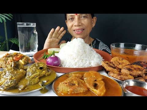 ASMR BENGALI LUNCH SPICY FISH DISHES