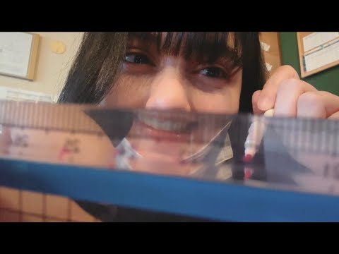 ASMR 日本語 | 顔を測ってあげる(ヴィジュアルトリガー、静か、被り音無し、声のみ)