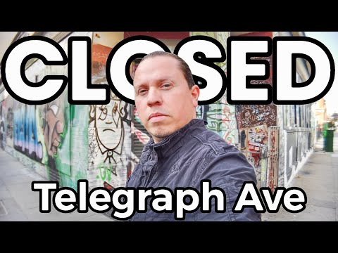 every store is CLOSED on Telegraph Ave