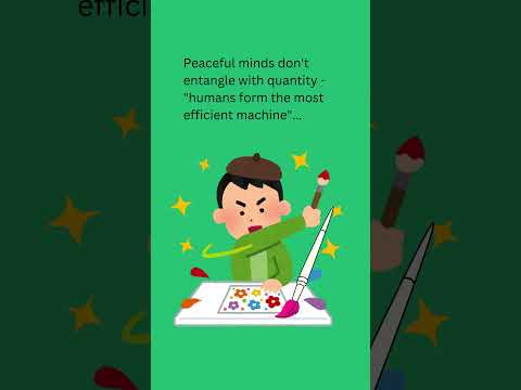 Peaceful Minds and Efficiency | quote of the day in English |#careuanimation