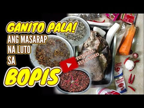 GANITO PALA! ANG MASARAP NA LUTO SA BOPIS or How To Cook The Lungs Of The Pig. Tutorial full video.