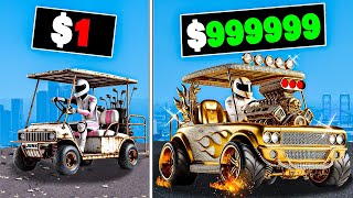 $1 to $1,000,000 Golf Cart in GTA 5