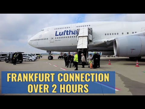 Over 2 hours to make Frankfurt Airport Connection! April, 2023 4K