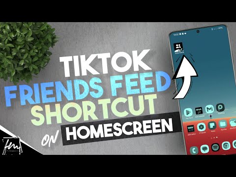 How to add Tiktok Friends Feed Shortcut to homescreen