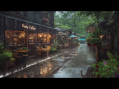 Find Your Inner Calm with Gentle Rainfall Sounds for a Relaxing - Rainy Day Coffee Ambience