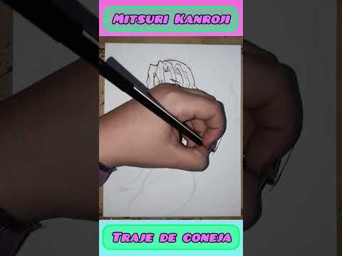 Mitsuri Kanroji en traje de Coneja #mitsurikanroji #conejita #fanart #shortvideo