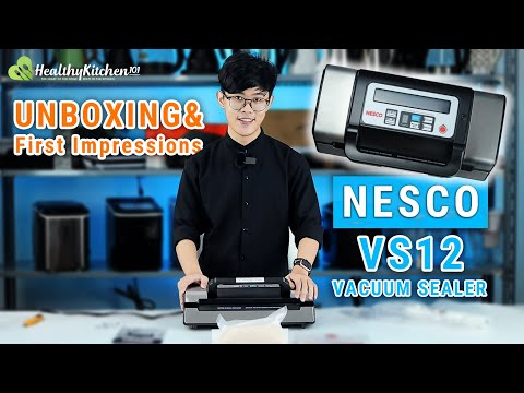 Nesco Deluxe Food VS-12 Vacuum Sealer: Unboxing & First Impressions!