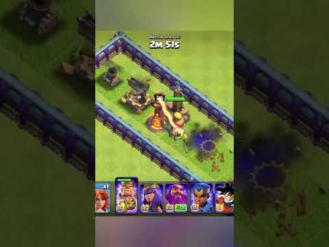 Barbarian KING vs all defence lvl 2 #clashofclans #games #shortsvideo #shorts #youtubeshorts #viral