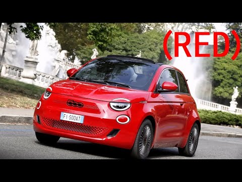 EV 真っ赤なフィアット500e (RED) チンクエチェント・イー・レッド 電気自動車 PV プロモーションビデオ 英語字幕 イタリア語