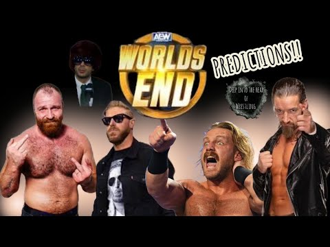 Deep Into The Heart of Wrestling- AEW Worlds End Predictions. #wwe. #aew. #aewworldsend. #jonmoxley.